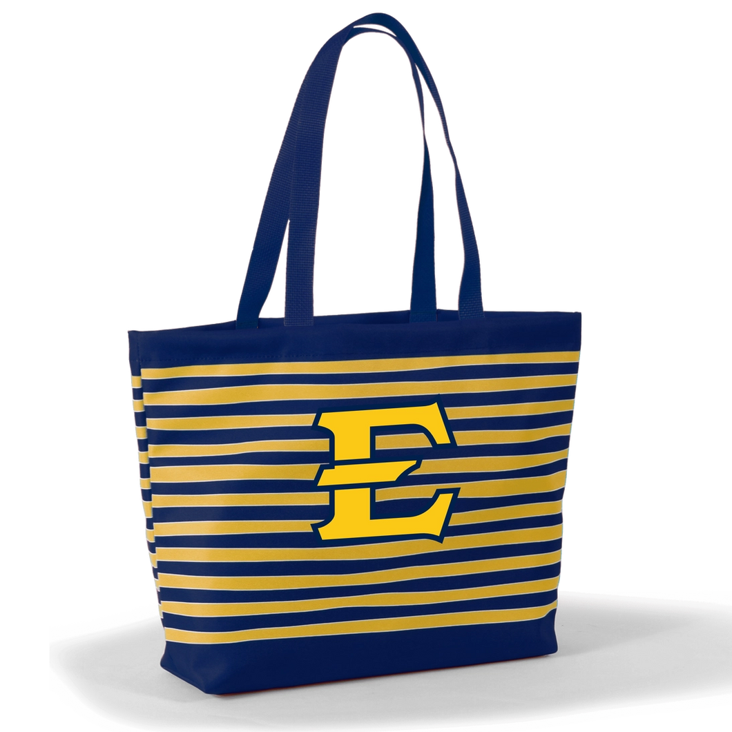 ETSU Wavy Striped Tatum Tote Bag