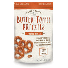 Load image into Gallery viewer, Everton Toffee Toasted Pecan Butter Toffee Pretzels