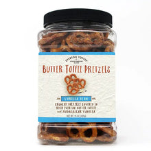 Load image into Gallery viewer, Everton Toffee Vanilla Bean Butter Toffee Pretzels 15oz. Jar