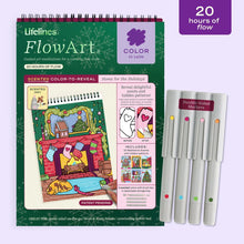 Load image into Gallery viewer, FlowArt® - Scented Color-to-Reveal, Home for the Holidays