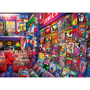 Pop Culture Retro Comic Bliss 1000 Piece Jigsaw Puzzle