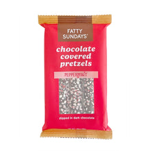 Load image into Gallery viewer, Fatty Sundays Peppermint Chocolate Covered Pretzels
