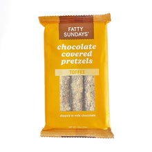 Load image into Gallery viewer, Fatty Sundays Toffee Chocolate Covered Pretzels