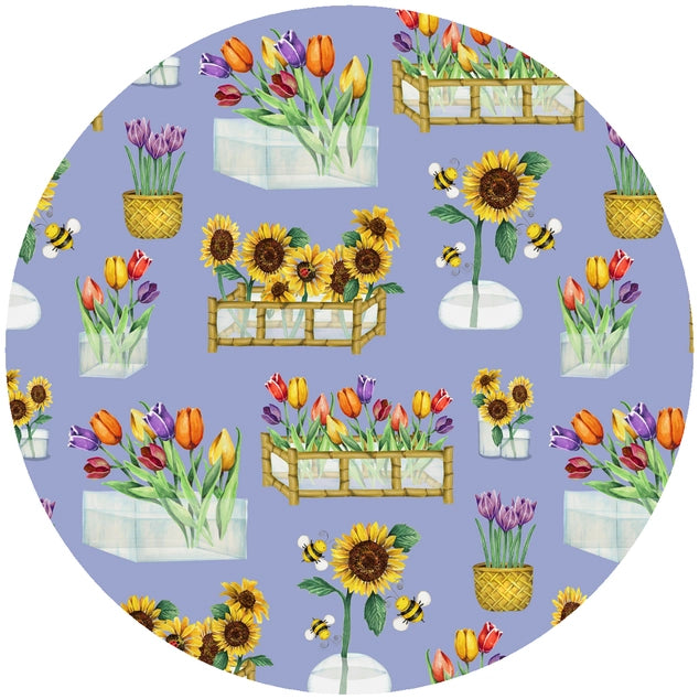 Flower Garden Non-Slip Silicone Jar Opener