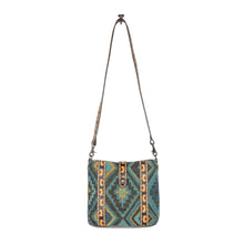 Load image into Gallery viewer, Myra Bag Forest Mist Hand-Tooled Bag