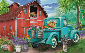 Briarwood Lane Farm in Spring 18" x 30" Indoor/Outdoor Doormat