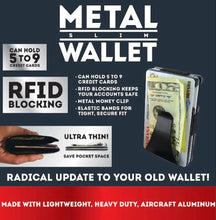 Load image into Gallery viewer, Roughneck Metal RFID Wallet w/ Money Clip