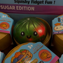 Load image into Gallery viewer, Squishy LED Lighted Glitter Dumpling