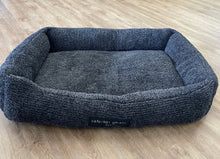 Load image into Gallery viewer, Barefoot Dreams CozyChic Large Carbon/Black Pet Bed