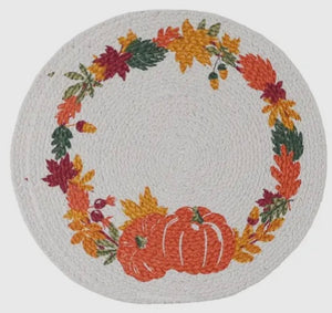2-Pack Fall Patterned Heat-Resistant Trivets