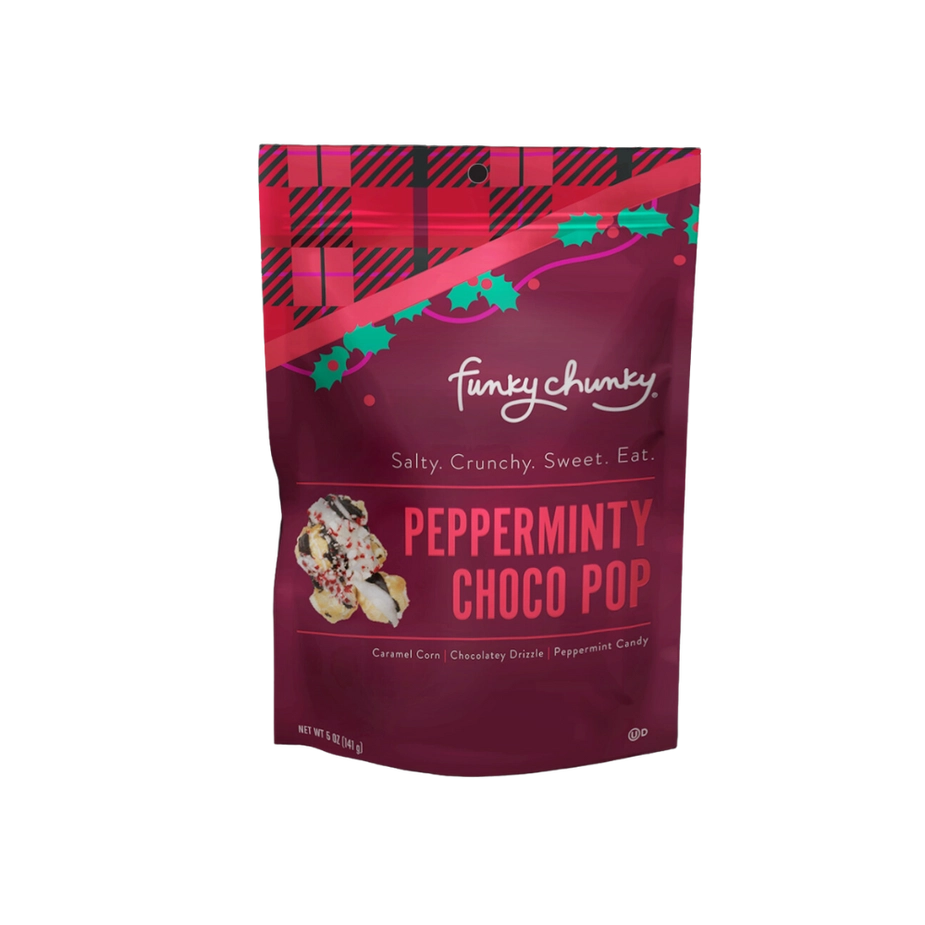 Funky Chunky Pepperminty Choco Pop, 5oz.