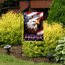Load image into Gallery viewer, Briarwood Lane God Bless America Eagle Garden Flag