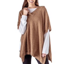 Load image into Gallery viewer, Hello Mello Always Cozy Hooded Poncho (SHIPS FREE!)