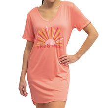 Load image into Gallery viewer, Hello Mello V-Neck Let Me Sleep Shirt Dress