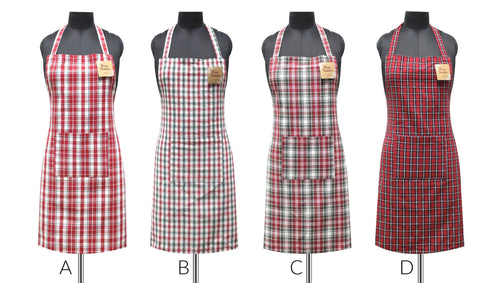 Holiday Premium Woven Apron with Pocket