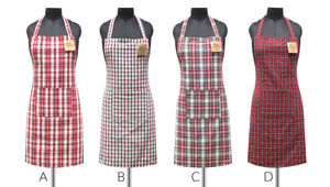 Holiday Premium Woven Apron with Pocket