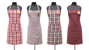 Holiday Premium Woven Apron with Pocket
