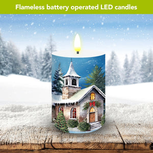 Briarwood Lane Holy Night LED Flameless Candle
