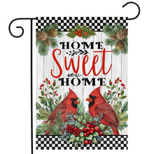 Load image into Gallery viewer, Briarwood Lane Home Sweet Home Cardinals Garden Flag