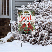 Load image into Gallery viewer, Briarwood Lane Home Sweet Home Cardinals Garden Flag