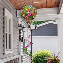 Load image into Gallery viewer, Briarwood Lane Hummingbird Feeder Hot Air Balloon Wind Twister