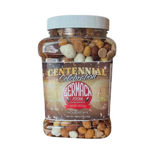 Germack 100th Anniversary Centennial Celebration Snack Mix 28oz. Jar