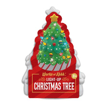 Load image into Gallery viewer, Light-Up Christmas Tree 6" Plaster Paint Kit
