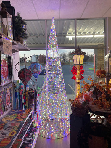 10' Indoor/Outdoor Color-Change LED Cone Tree w/ 2000 Lights