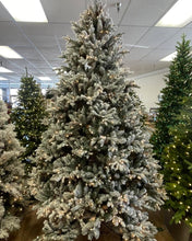 Load image into Gallery viewer, Martha Stewart by Bethlehem Lights 9’ Full Flocked Tree w/ Pinecones