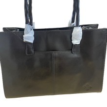 Load image into Gallery viewer, Patricia Nash Leather Smoke Cutout Primrose Satchel