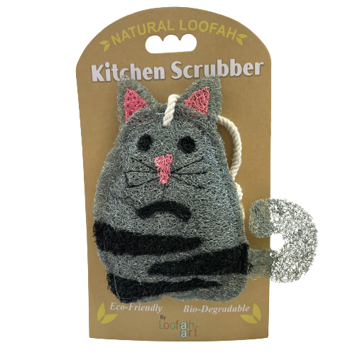 Loofah-Art Cat Loofah Scrubber