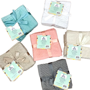 Dan River Set of 6 Textured Wash Cloths