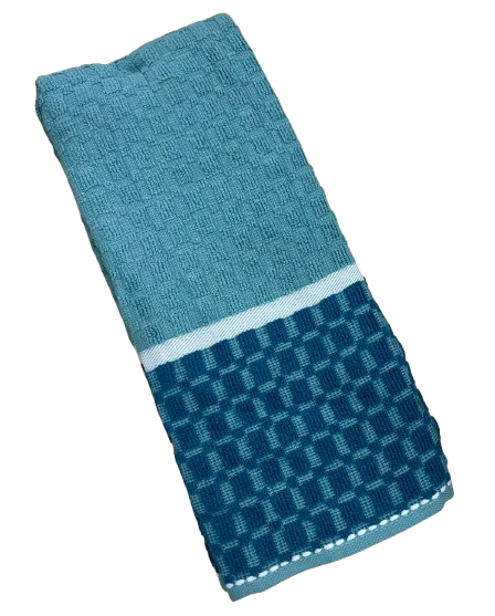 Dan River 2-Pack 100% Cotton Jacquard Kitchen Towels