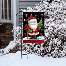 Load image into Gallery viewer, Briarwood Lane Festive Jolly Santa Christmas Garden Flag