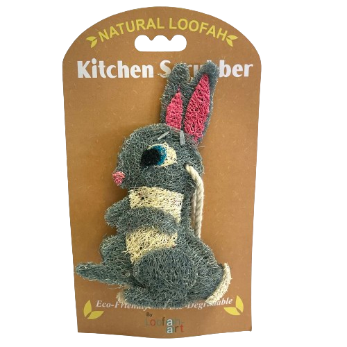 Loofah-Art Bunny Loofah Scrubber