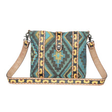 Load image into Gallery viewer, Myra Bag Forest Mist Hand-Tooled Bag