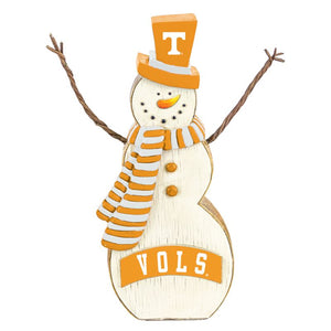Tennessee Volunteers 8" Resin Tabletop Snowman