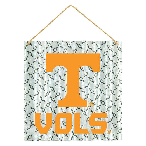Tennessee Volunteers Logo Vols Metal Ripple Sign