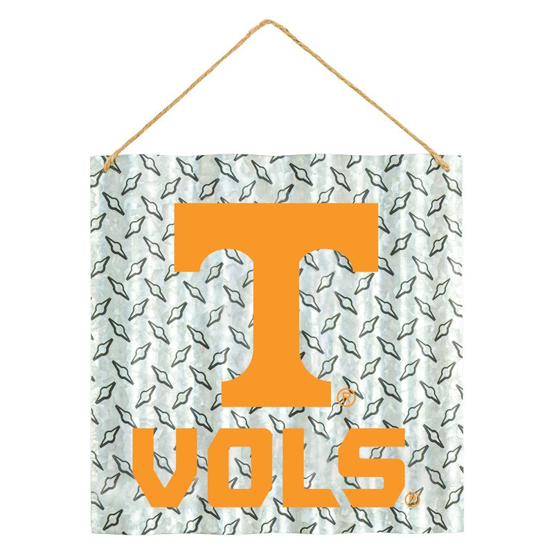 Tennessee Volunteers Logo Vols Metal Ripple Sign