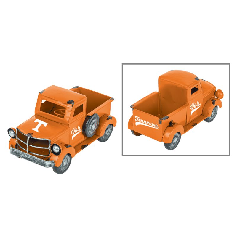 Tennessee Volunteers Mini Retro Orange Metal Truck