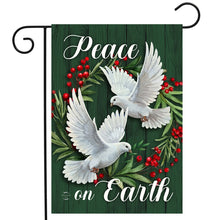 Load image into Gallery viewer, Briarwood Lane Peace On Earth Garden Flag