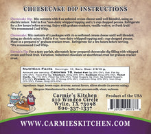 Load image into Gallery viewer, Carmie&#39;s Kitchen Pecan Pie Cheesecake Dip Mix