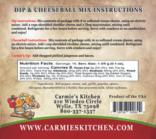Load image into Gallery viewer, Carmie&#39;s Kitchen Pimento Cheese Dip Mix