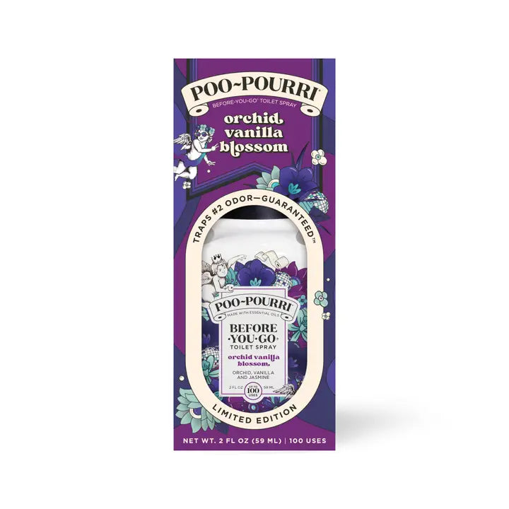 Poo-Pourri Orchid Vanilla Blossom Before-You-Go Toilet Spray (LIMITED EDITION)