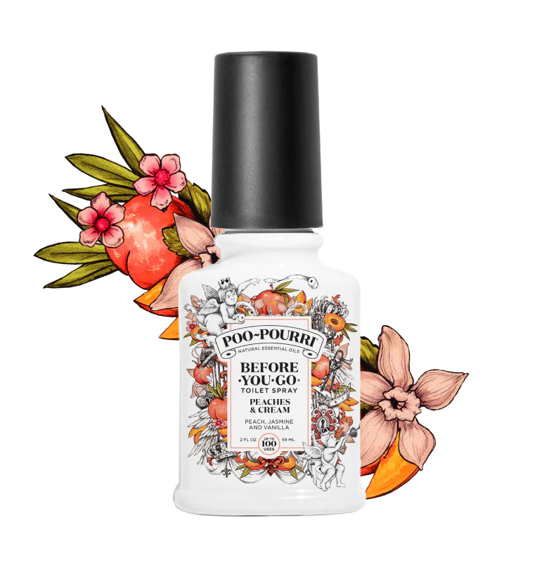 Poo-Pourri Peaches & Cream Before-You-Go Toilet Spray