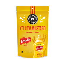 Load image into Gallery viewer, Pop Daddy French's Yellow Mustard Seasoned Pretzel Sticks