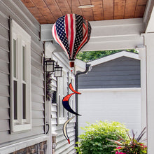 Load image into Gallery viewer, Briarwood Lane Red, White &amp; Blue Hot Air Balloon Wind Twister