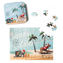 Load image into Gallery viewer, Jolly Jigsaws Holiday Mini Puzzle w/ Metal Tin