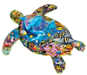 Turtle Sailing 1000 Piece Shaped Puzzle
