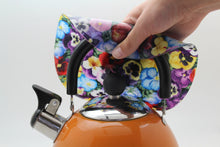 Load image into Gallery viewer, Pansies Non-Slip Silicone Jar Opener